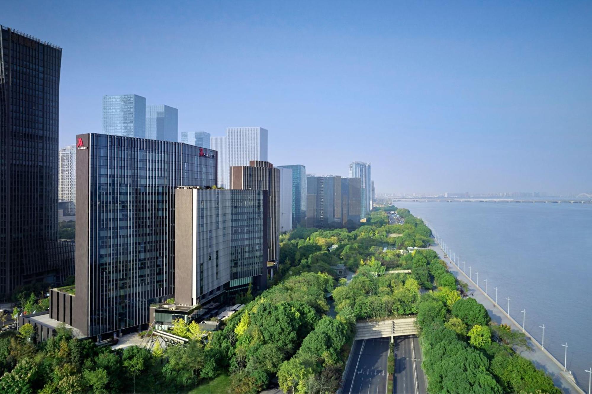 Hangzhou Marriott Hotel Qianjiang Bagian luar foto