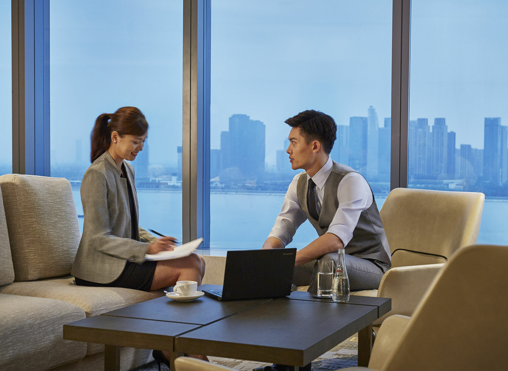 Hangzhou Marriott Hotel Qianjiang Bagian luar foto