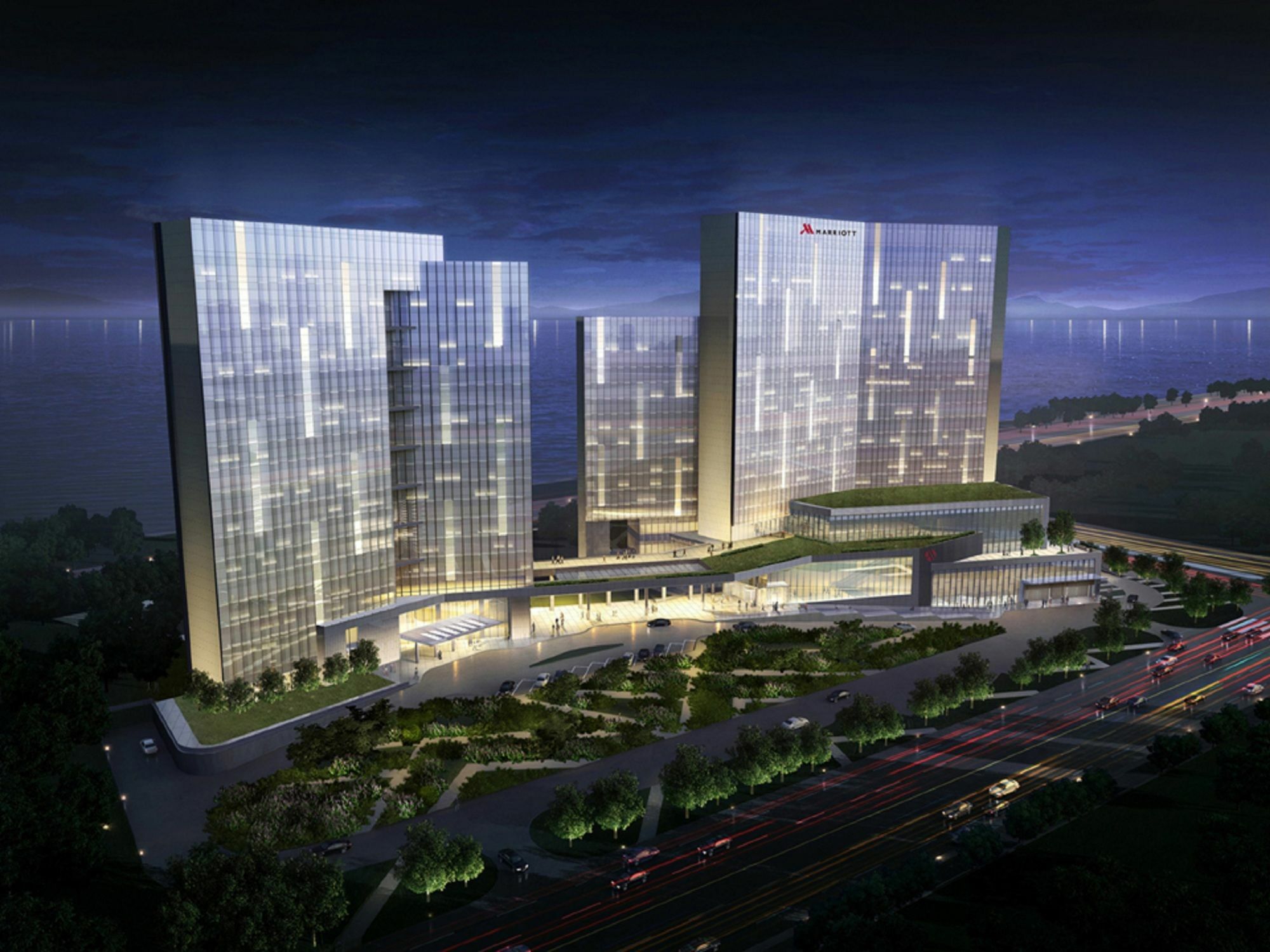Hangzhou Marriott Hotel Qianjiang Bagian luar foto